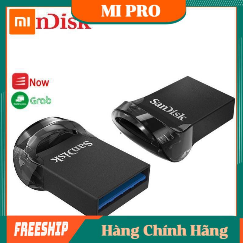 [ Chính Hãng] USB 3.1 SanDisk CZ430 16Gb/ 32Gb/ 64Gb/ 128Gb Ultra Fit Flash Drive tốc độ upto 130MB/s | BigBuy360 - bigbuy360.vn