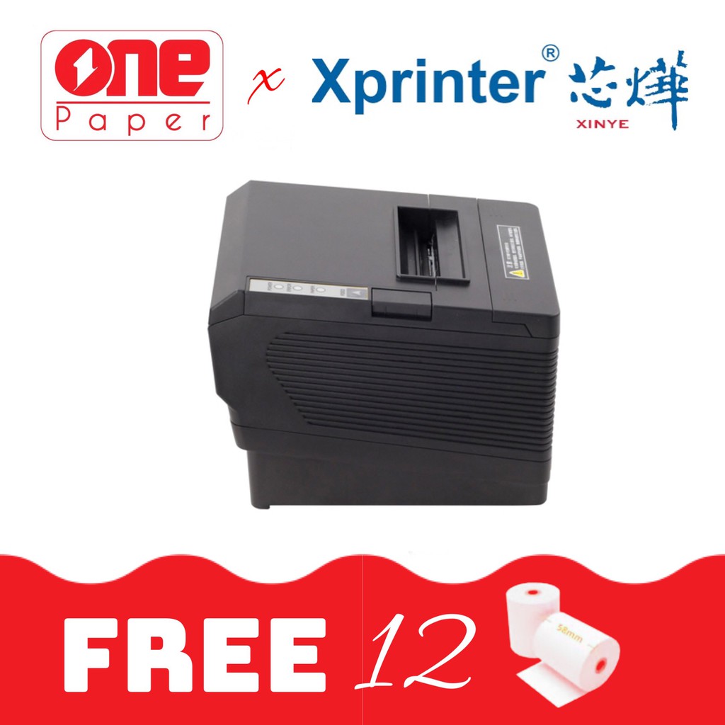 [Mua 1 được 13] Máy in hóa đơn Xprinter XP-Q260 Máy in kết nối điện thoại qua cổng Lan, Máy in bill Sapo, Kiot Việt
