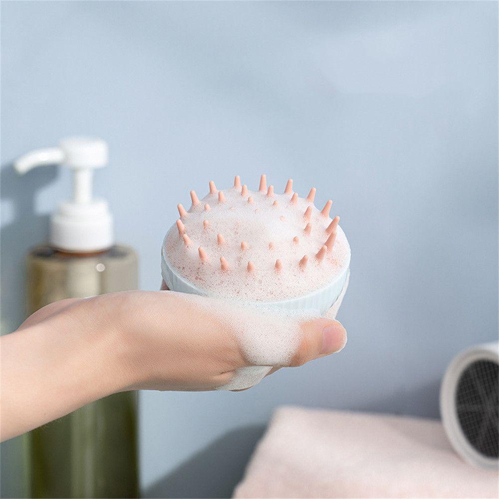 GOGOUP Lược Mát Xa Da Đầu Khi Tắm Giúp Giảm Căng Thẳng Tiện Dụng