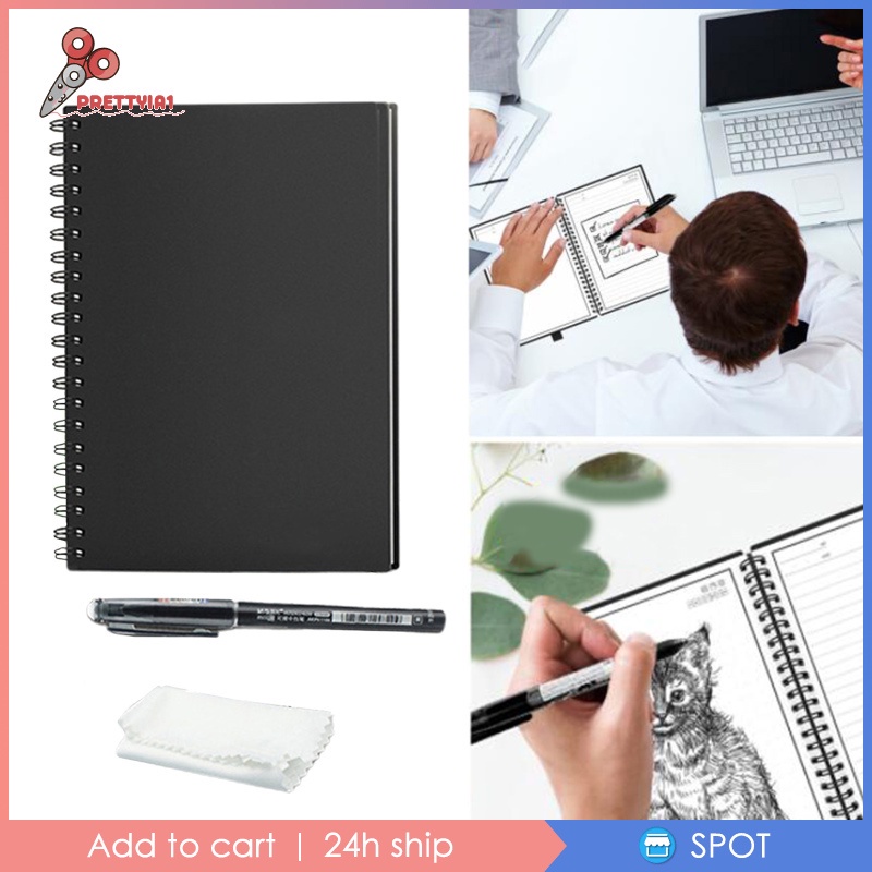 Sổ Tay Thông Minh Có Thể Tái Sử Dụng Kèm Bút Vẽ Xóa Được Cho Trường Học