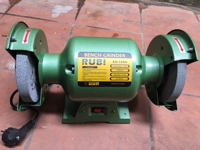 Máy mài 2 đá RUBI 375W 1/2HP
