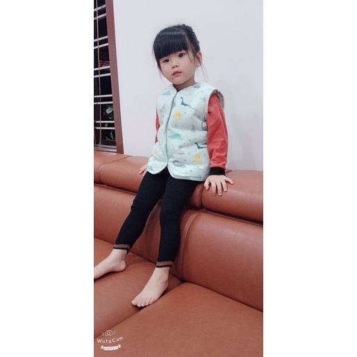 Áo Gile lót lông Avaler siêu ấm cho bé