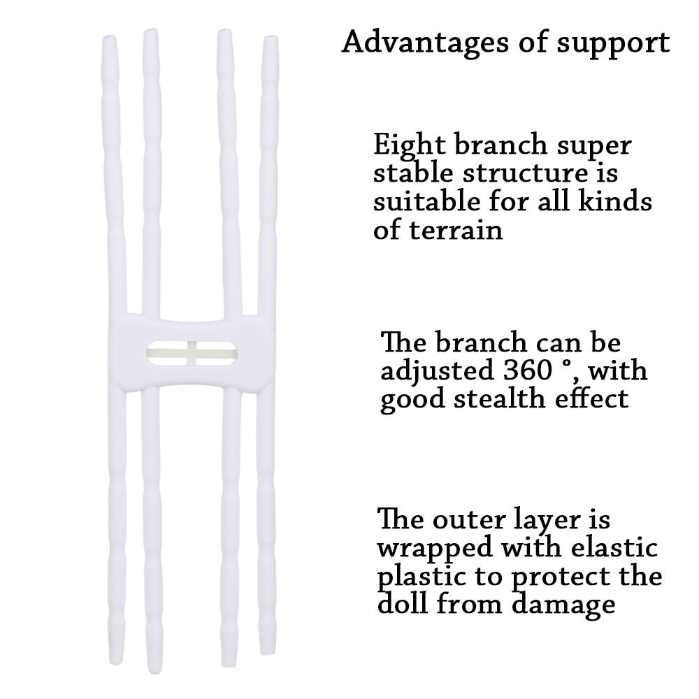 Giá trưng bày búp bê bằng nhựa màu trắng/đen kích cỡ có thể điều chỉnh