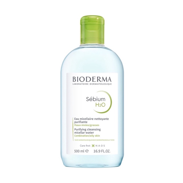 Nước Tẩy Trang Bioderma H20 Sensibio Pháp Dành Cho Da Dầu, Da Nhạy Cảm 500ml - PikaShop
