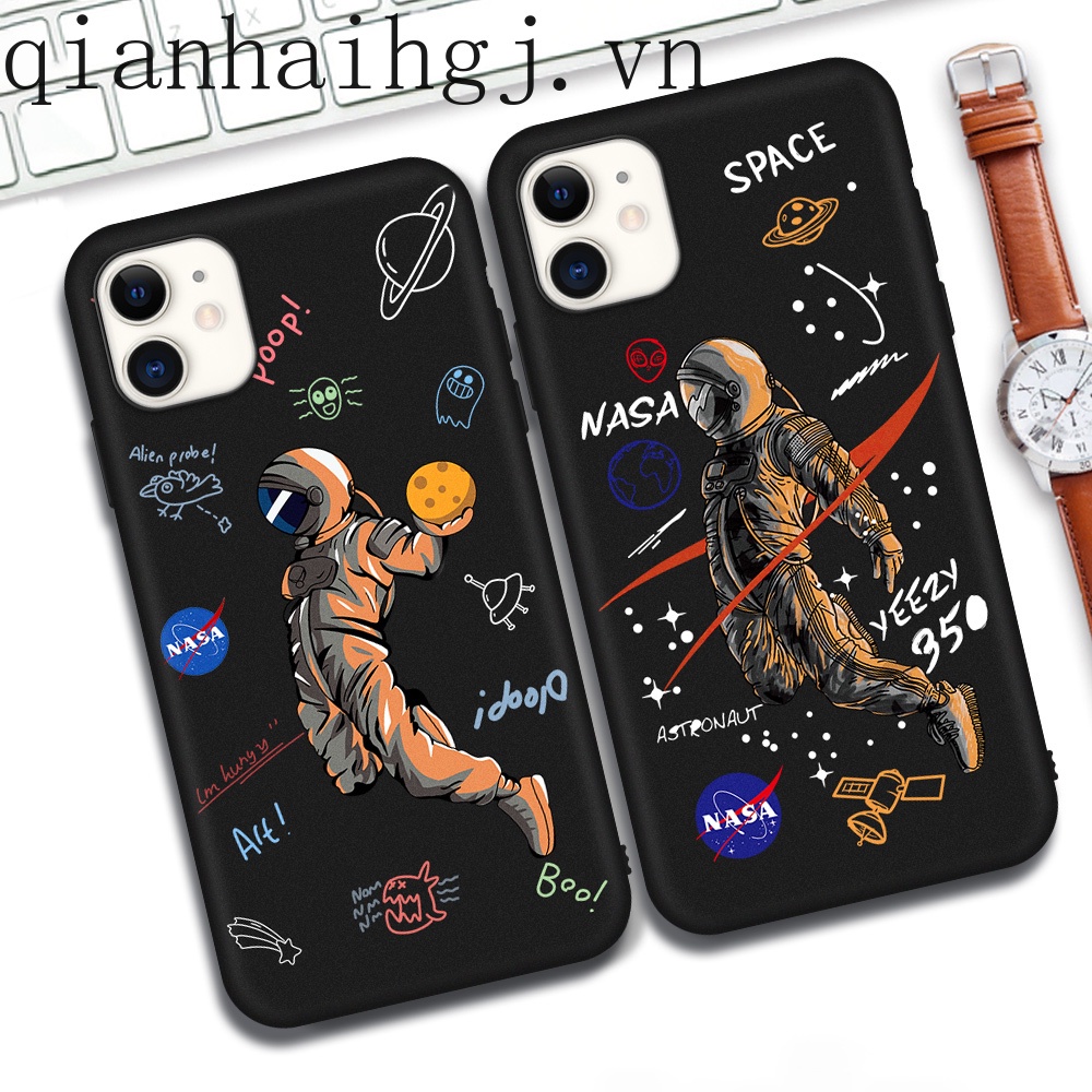 Ốp điện thoại hình phi hành gia cho REDMI NOTE 8 10 PRO K20 PRO NOTE 7 XIAOMI POCO F3 M3 X3 MI 9T REDMI K40 K30 NOTE 9 PRO 5 4 3 6 6SE Q804