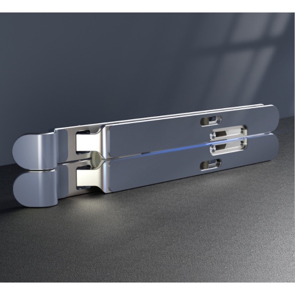 Giá đỡ Laptop 17inch, 15.6inch, 14inch nhôm gấp gọn để bàn tản nhiệt cho máy tính macbook cao cấp D103 full silicon