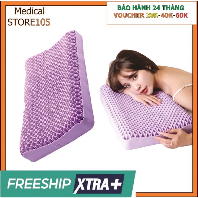 Gối Cao Su Non, Gối Ngủ Dành Cho Người Đau Cổ Vai Gáy GS28