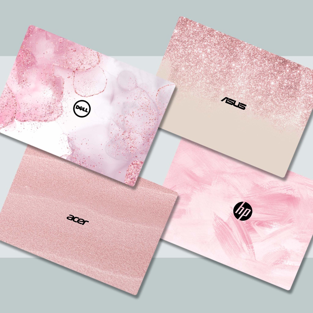 Miếng Dán Laptop Mẫu Pink Art - Decal Dán có cho Dell, Hp, Asus, Lenovo, Acer, MSI, Surface,Vaio, Macbook