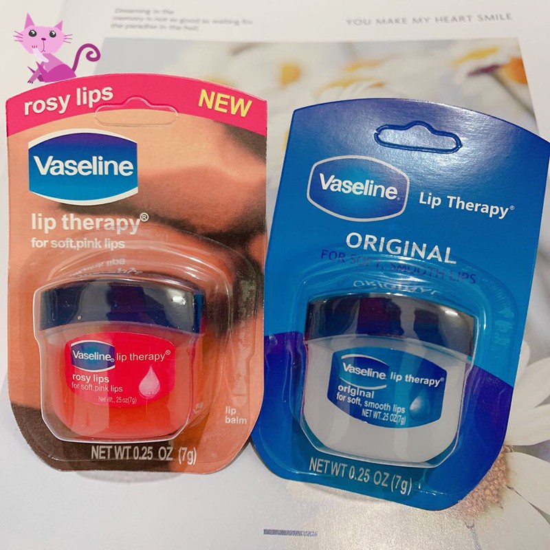 VVBK Vaseline Lip Therapy Dry Lip Advanced Formula Rosy Original For Women for Every One 0.25 Oz