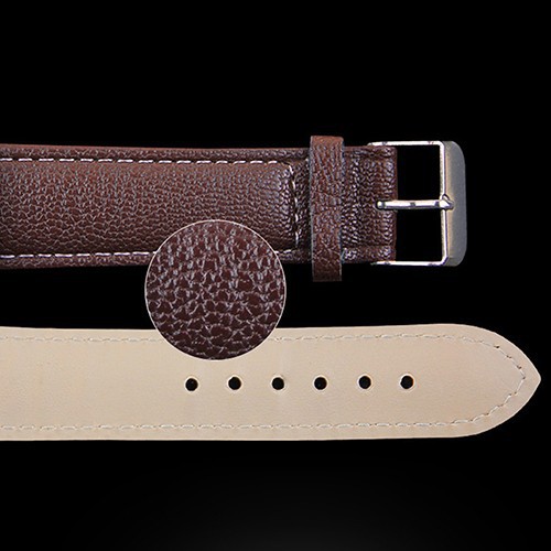 Đồng hồ số La Mã dây giả da thời trang cho nam