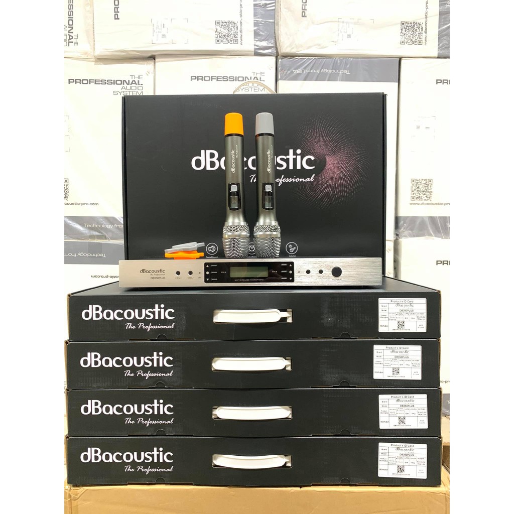 MICRO KHÔNG DÂY DB ACOUSTIC 350 PLUS HÀNG CHÍNH HÃNG- CHẤT ÂM HAY , KHÔNG BỊ VỠ TIẾNG