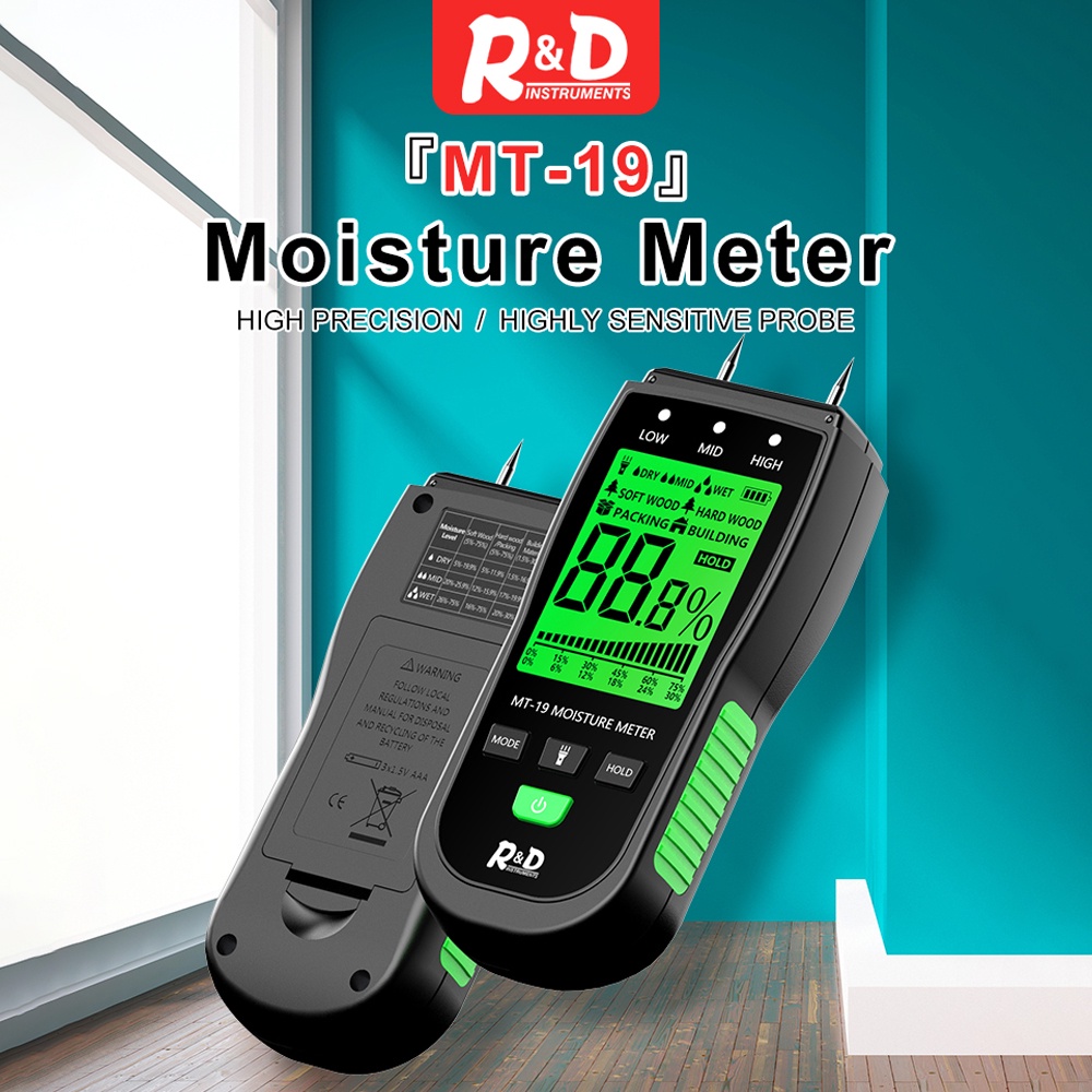 Máy đo độ ẩm gỗ DIYMORE MY-19 kỹ thuật số