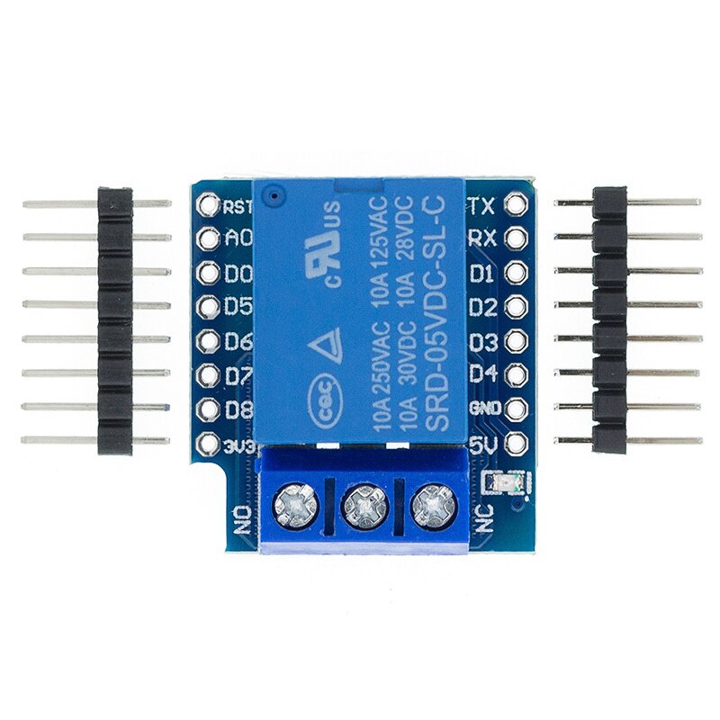 Mô Đun Rơ Le Mini Wemos D1 Mini Wemos D1 1 Kênh Cho Bảng Mạch Phát Triển ESP8266 channel