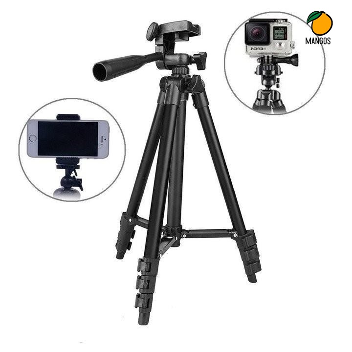 Giá đỡ chụp ảnh điện thoại tripod 3 chân nhỏ gọn tiện dụng, dễ dàng sử dụng - Mango_Ovil