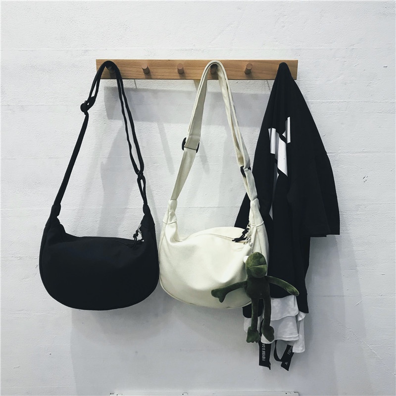 Túi Đeo JASMIN NOIR Chéo Canvas Thiết Kế Đơn Giản Thời Trang Cho Nữ