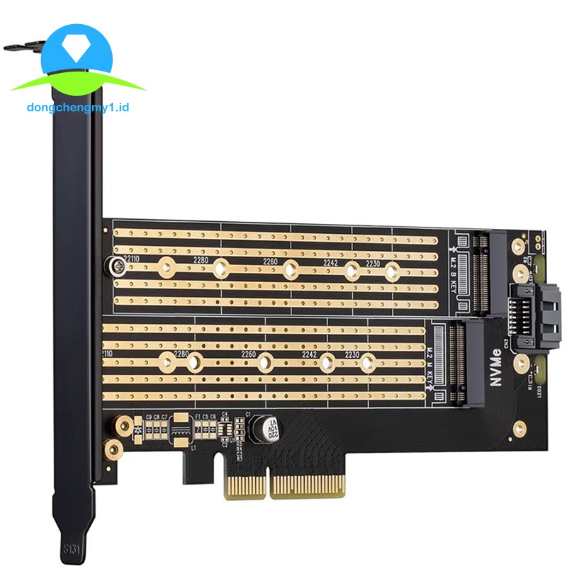 JEYI SK6 M.2 NVMe SSD NGFF TO PCIE X4 Adapter Suppor PCI Express 3.0 N7VN