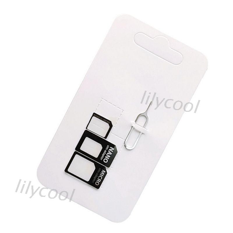 Bộ chuyển đổi nano sim 4 trong 1 Timetogetherx chuyên dụng