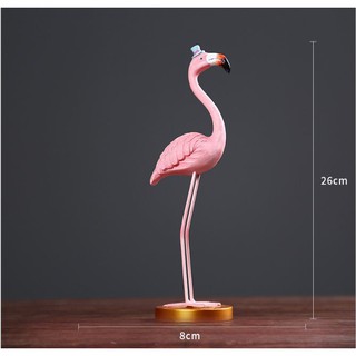 Đôi tượng hồng hạc trang trí 24cm