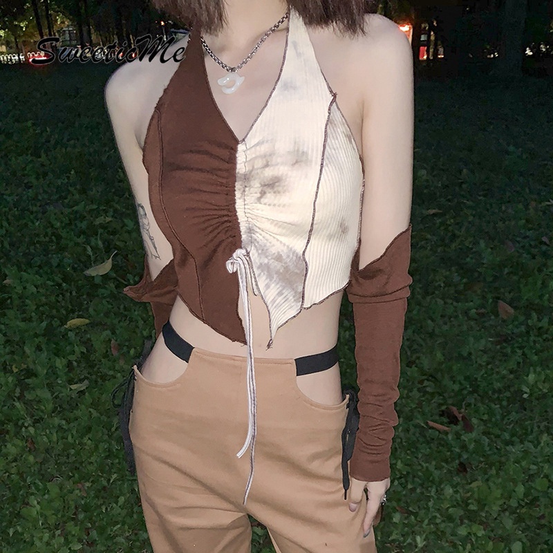 Áo Hai Dây Hở Lưng Màu Trơn Gợi Cảm Hàng Mới Dành Cho Bạn Nữ