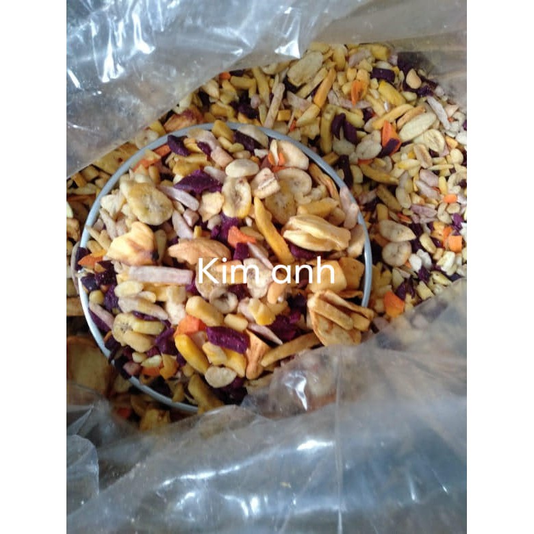 1kg hoa quả sấy vỡ