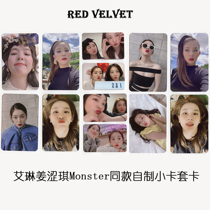 Bộ ảnh Lomo Polaroid KPOP họa tiết nhóm nhạc Red Velvet