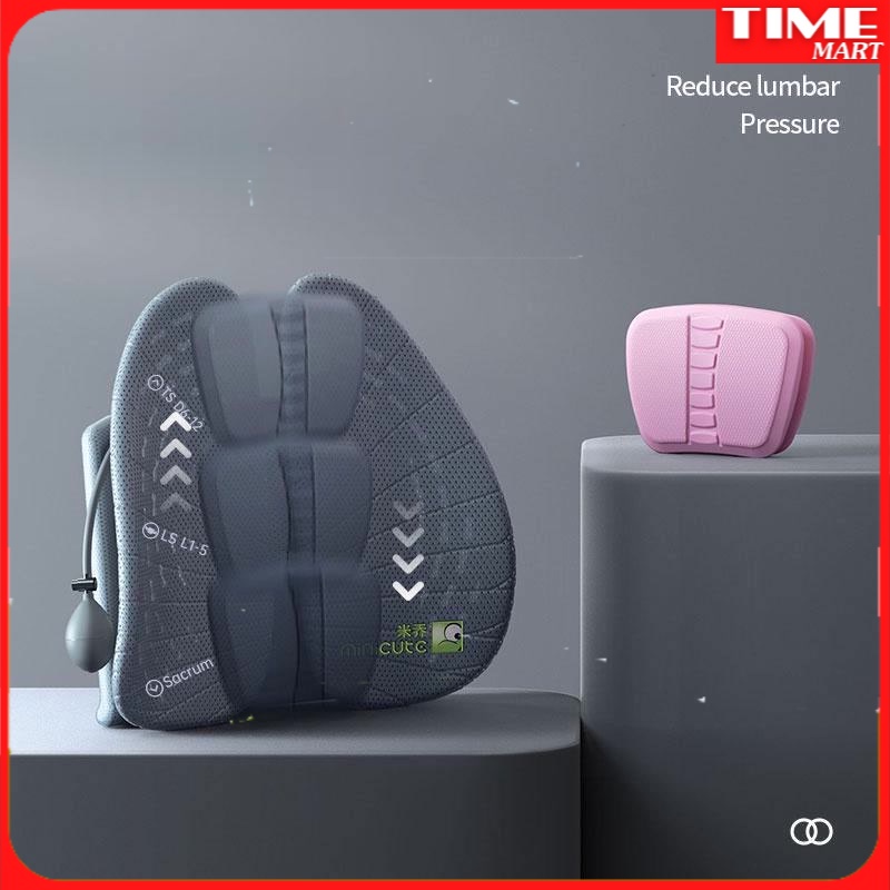 Đệm Thắt Lưng Công Thái Học Miqiao Ghế Ngồi Văn Phòng [TIME_MART siêu thị tiện ích gia đình]