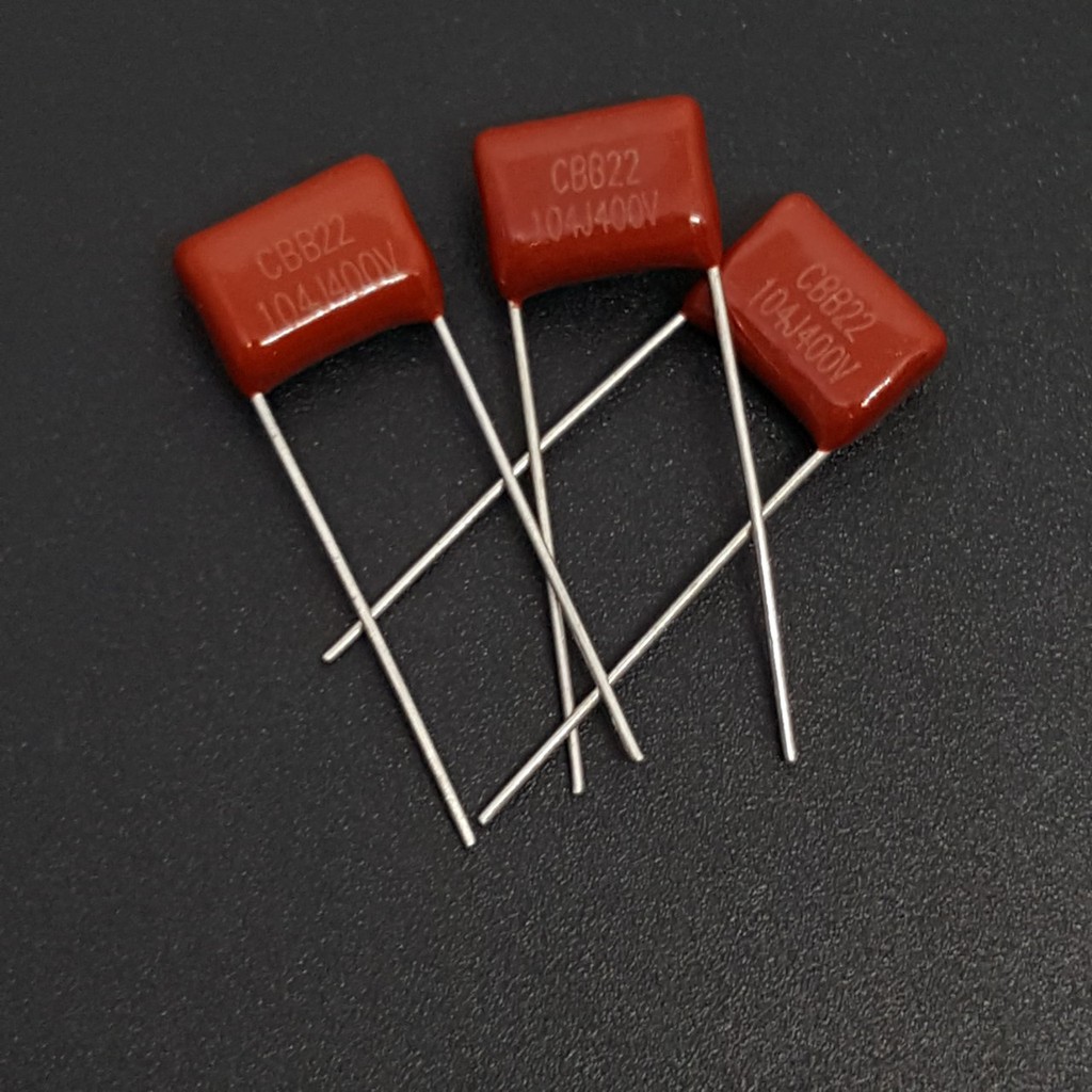 Tụ CBB 104J 400V màu nâu