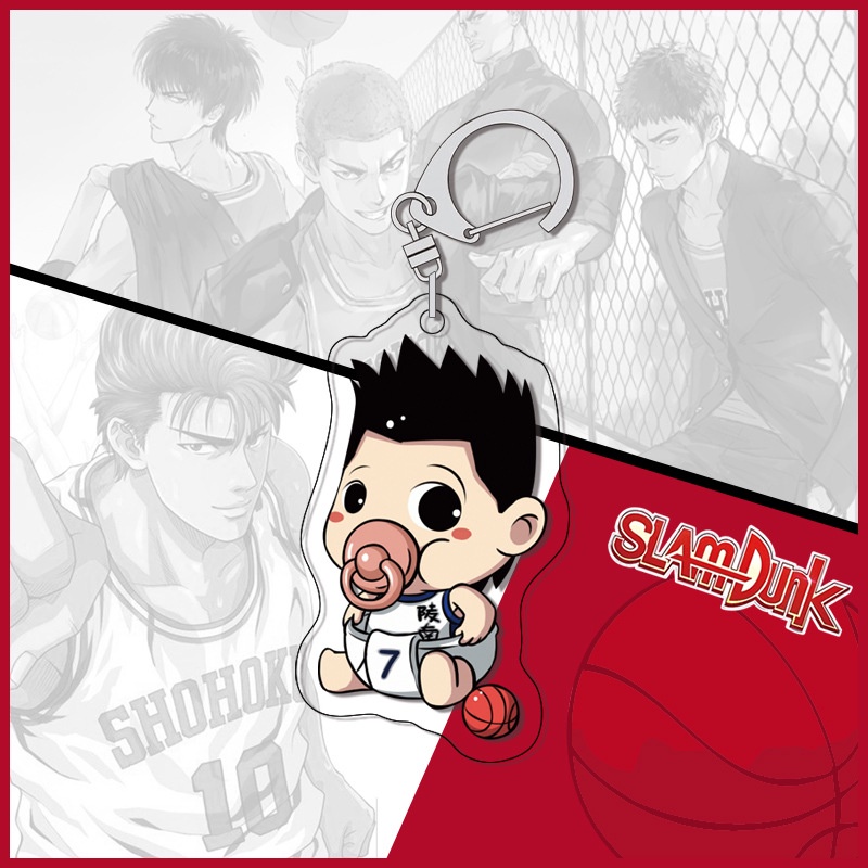 Móc Khóa Nhựa Acrylic Hình Nhân Vật Trong Slam Dunk Dễ Thương