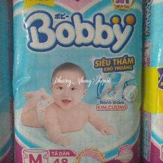 Tã dán siêu thấm Bobby S56, M48, L42, XL38