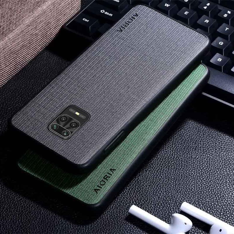 Ốp Lưng Bọc Vải Nhiều Màu Cho Điện Thoại Xiaomi Redmi Note 9S Redmi Note 9 Pro