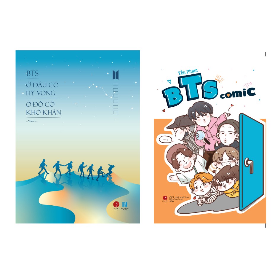 Sách - Combo BTS Comic và BTS -Ở đâu có hy vọng ở đó có khó khăn | BigBuy360 - bigbuy360.vn