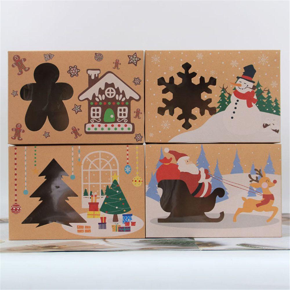 DORAW Bộ 4 Túi Giấy Đựng Quà Tặng Xinh Xắn