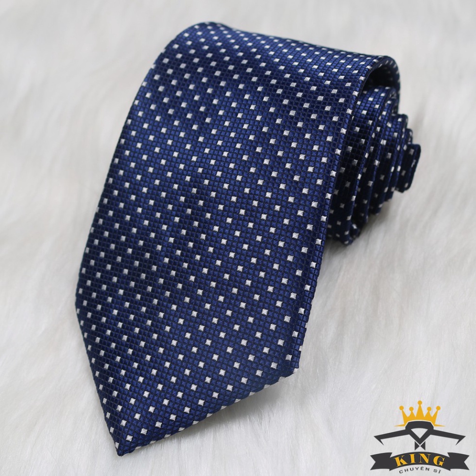 Cà vạt nam KING caravat nam chấm bi công sở cao cấp giá rẻ C052