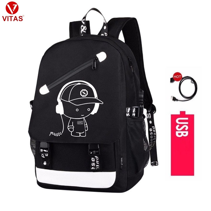 Balo,Ba lô  Unisex Thời Trang  Hàn Quốc VITAS -VT176