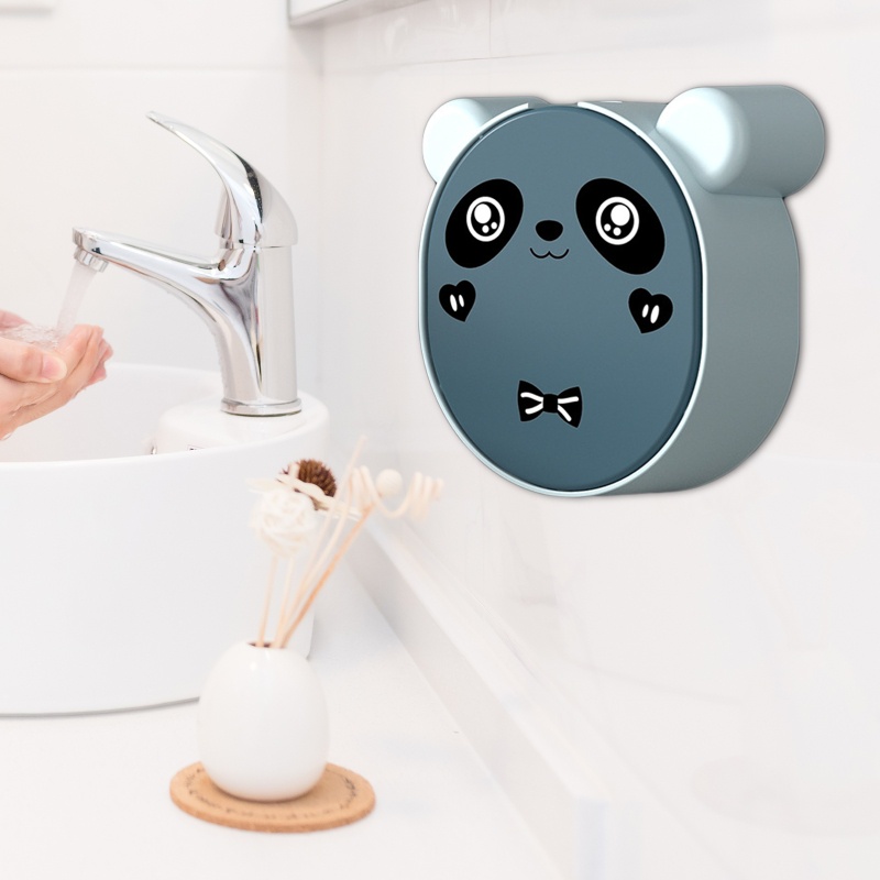 Khay Đựng Xà Phòng Gắn Tường Hình Gấu Trúc Hoạt Hình Dễ Thương