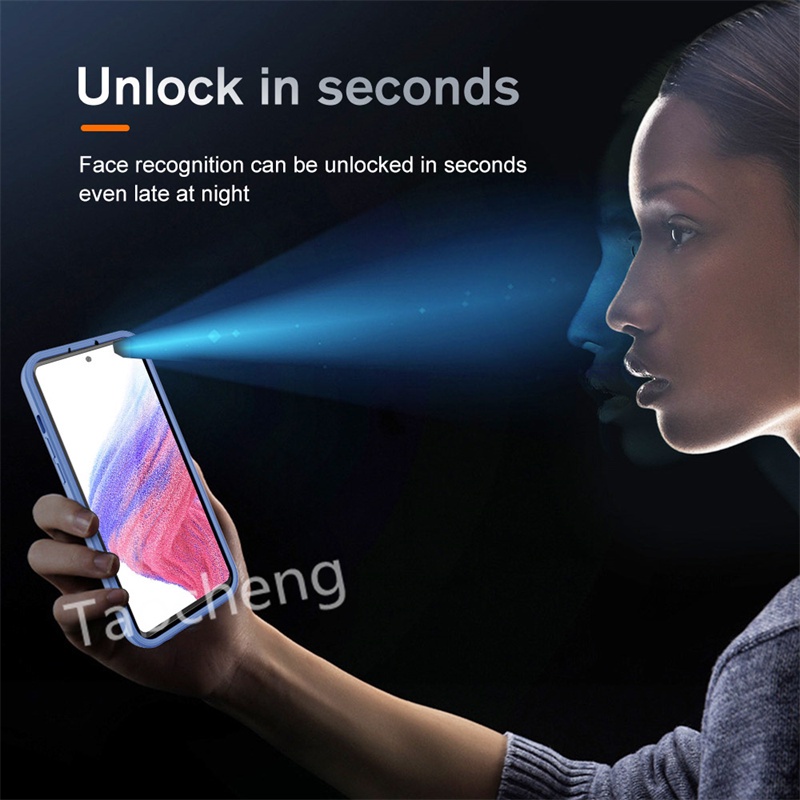 Ốp Điện Thoại Silicone Hai Mặt 360 Độ Cho Samsung Galaxy A73 A53 A33 A23 A13 4G 5G° Ốp Lưng Bảo Vệ Toàn Thân Chống Sốc