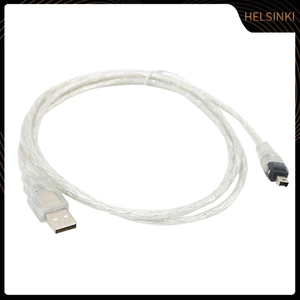 Dây Cáp Chuyển Đổi Hel + 1.5m Usb Sang Ieee 1394 Firewire 4 Pin Cho Ilink