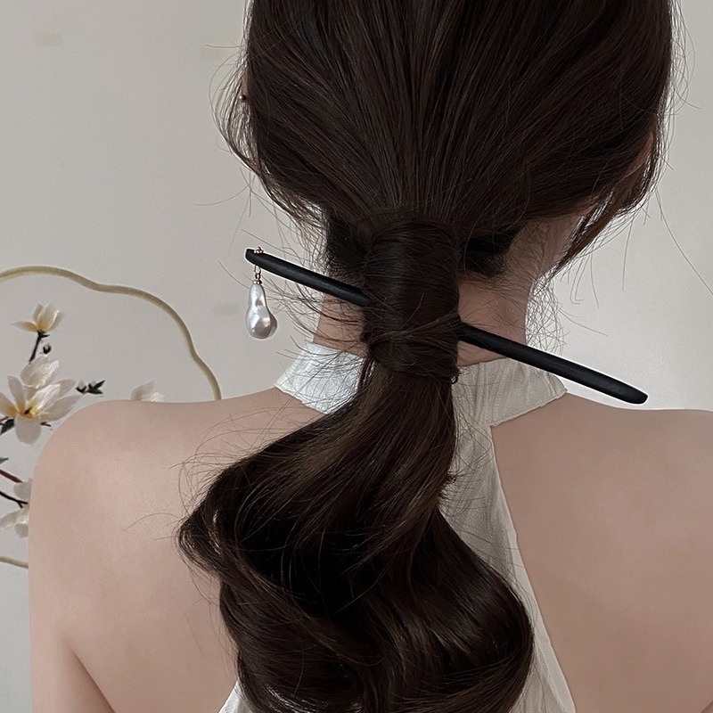 Trâm Cài Tóc Gỗ Thiết Kế Đơn Giản Thời Trang Cho Nữ