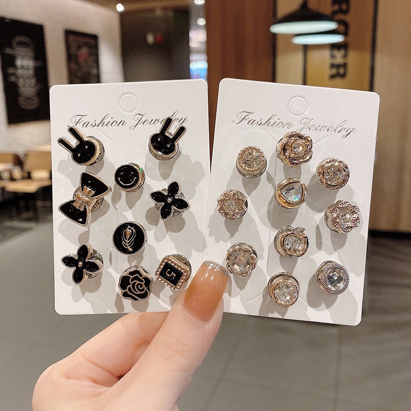 Set 4/10 Ghim Cài Áo Ngọc Trai Sang Trọng