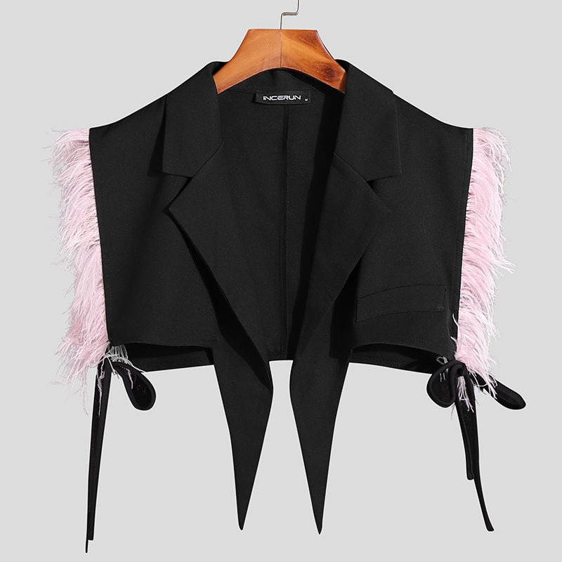 Áo Choàng Blazer Phối Tua Rua Phong Cách Punk Cổ Điển Cho Nam
