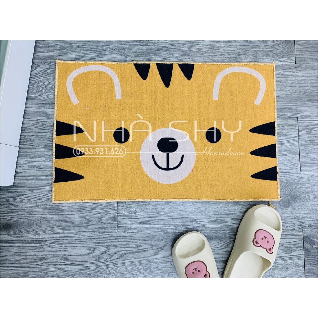 Thảm lau chân, lót sàn nhà dậm chân giá rẻ size 40x60cm - thảm bali 1 tấm nhỏ