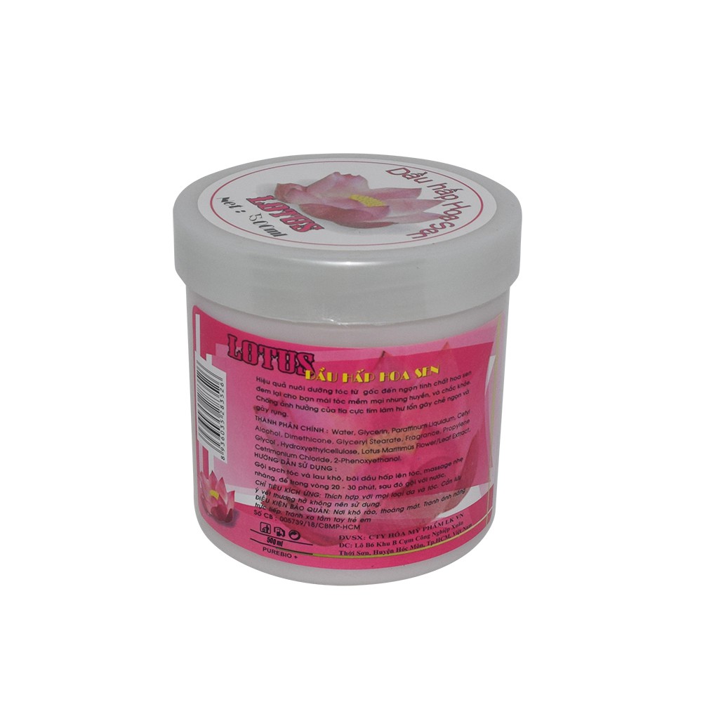 Dầu hấp dưỡng tóc Hoa Sen 500ml - 1000ml ( Lotus Repair Hair Treatment 500ml - 1000ml) | BigBuy360 - bigbuy360.vn