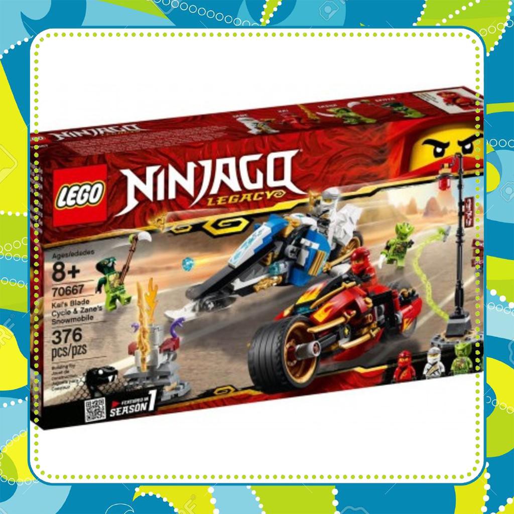 [Đồ Chơi Giá Rẻ] Lắp ráp xếp hình Lego Ninjago Movie 70667 Bela 11161 Lepin 06095: Xe Của Kai và Zane