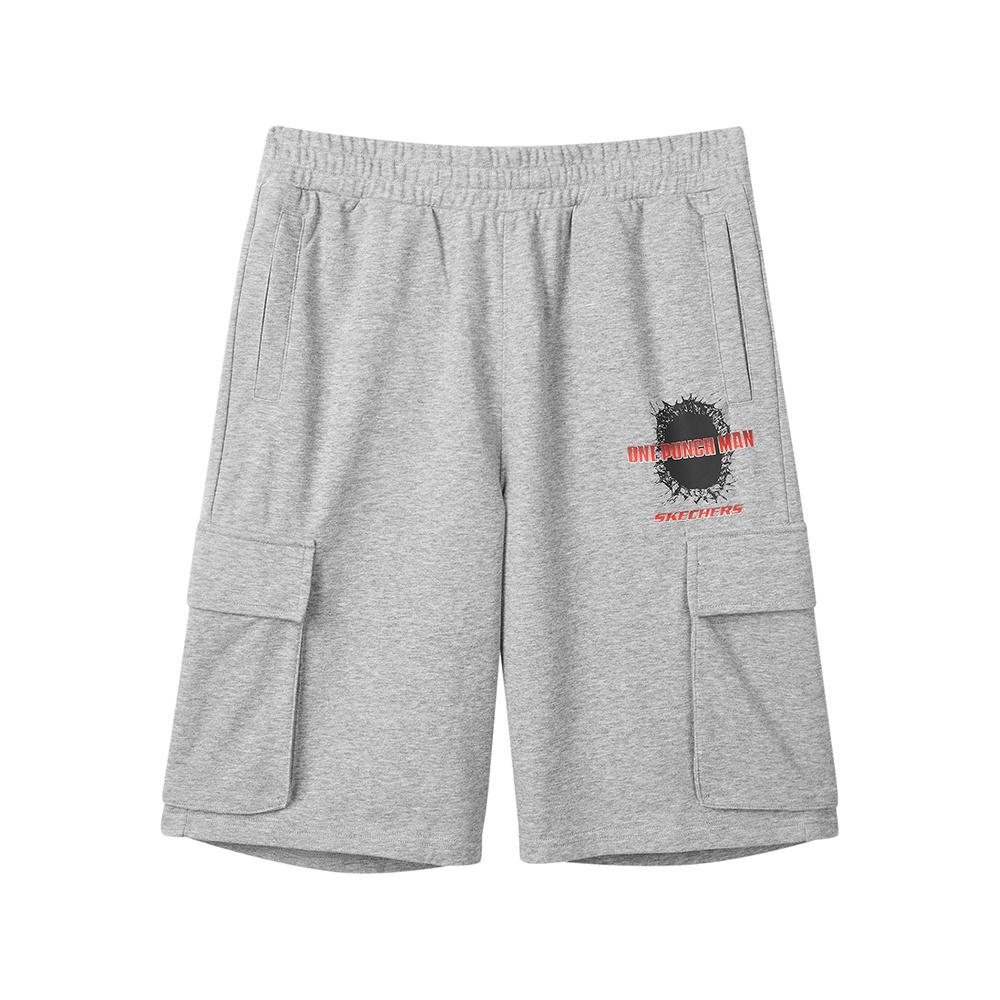 Skechers Unisex Quần Shorts Thể Thao One Punch Man - L121U110-00RP