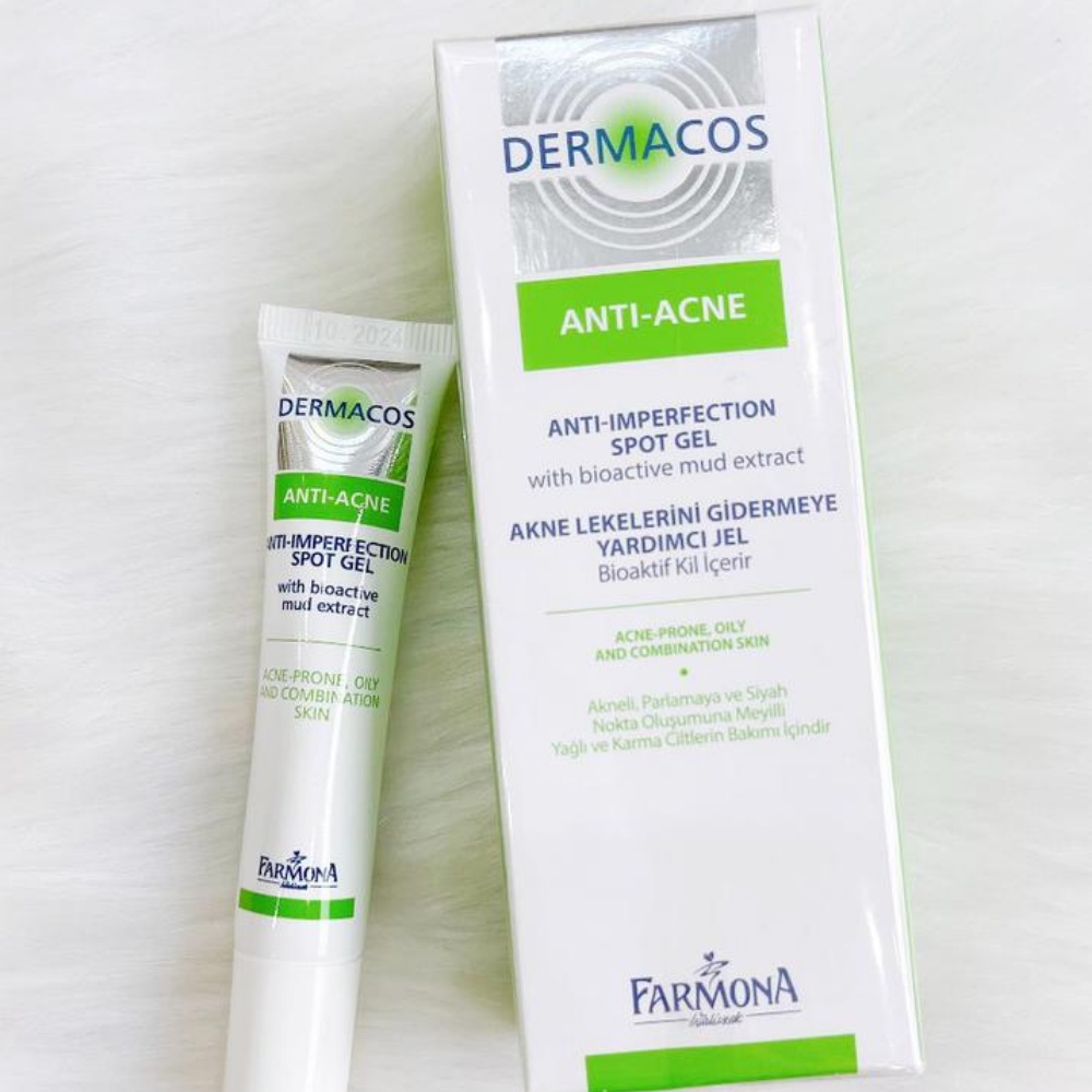 Kem dưỡng Dermacos anti acne Matting Cream giúp dưỡng ẩm, làm mờ vết thâm và hạn chế mụn
