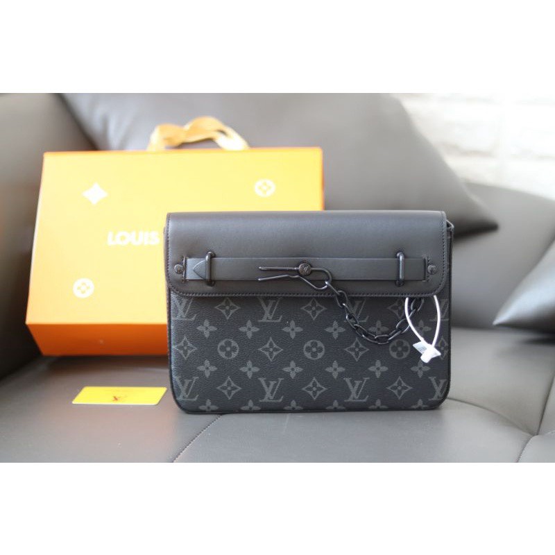 TÚI CLUTCH CẦM TAY NAM NỮ LV1607 STEAMER DA THẬT FULLBOX NAM CHÂM HÀNG SẴN