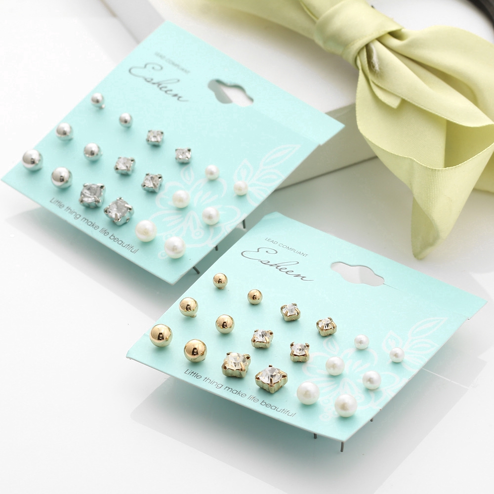 Set Khuyên Tai Phong Cách Retro Thời Trang Nữ