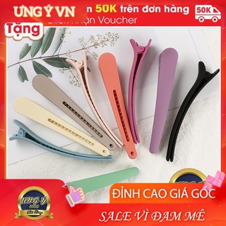Kẹp Tóc Bấm Mỏ Vịt Màu Pastel Hàn Quốc 7.5CM