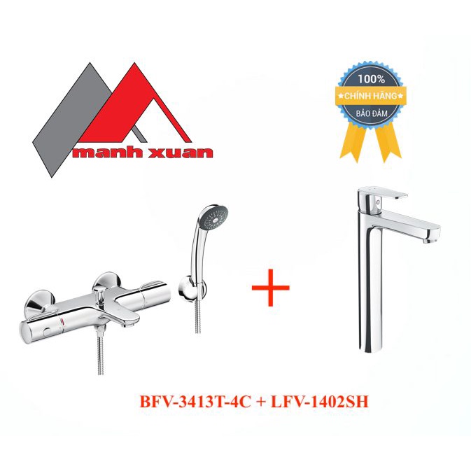 Combo trọn bộ INAX BFV-3413T-4C + LFV-1402SH