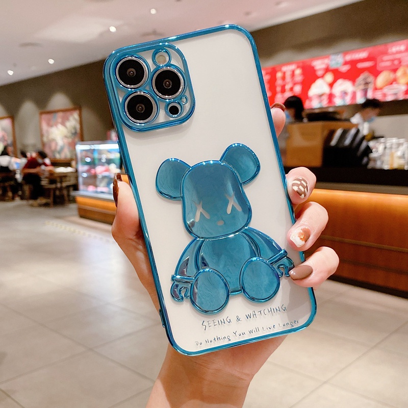 ốp dẻo hình gấu nổi iphone 7/8/se 2020/7 plus/8 plus/X/Xs/Xs Max/11/11 pro max/12/12 pro max/13/13 pro max